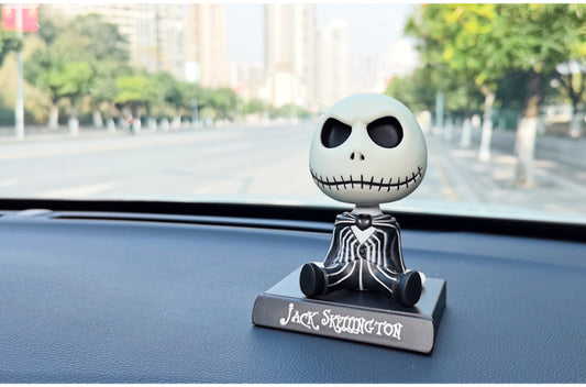 Jack bobblehead car figurine 👻🚘✨