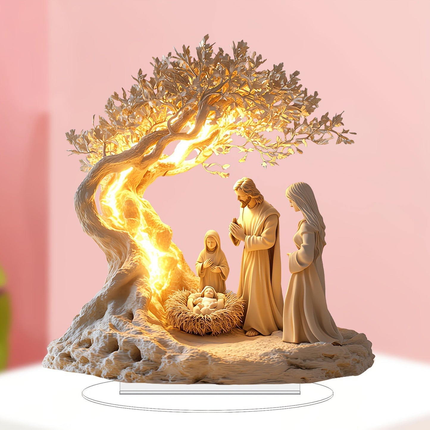 ✝️Jesus Tree of Life Newborn Ornament👼