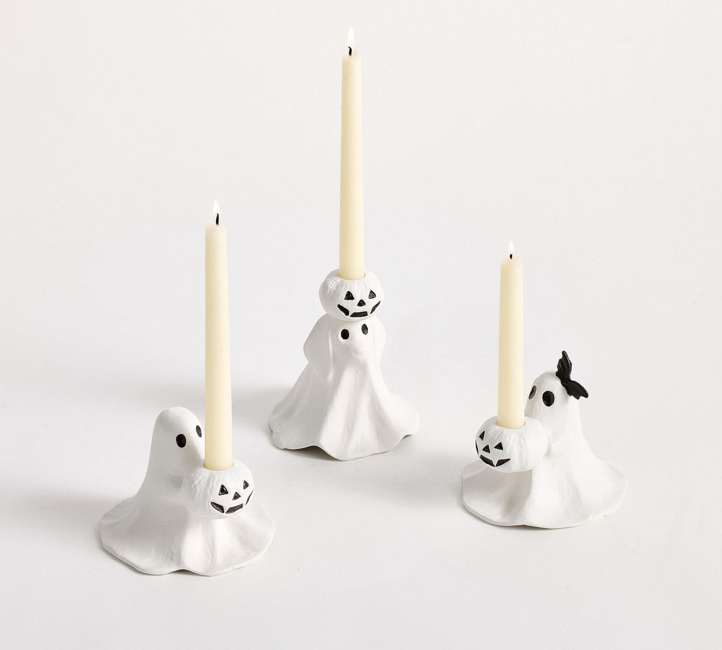 Resin Craft Ghost Candlestick Ornaments👻🕯️