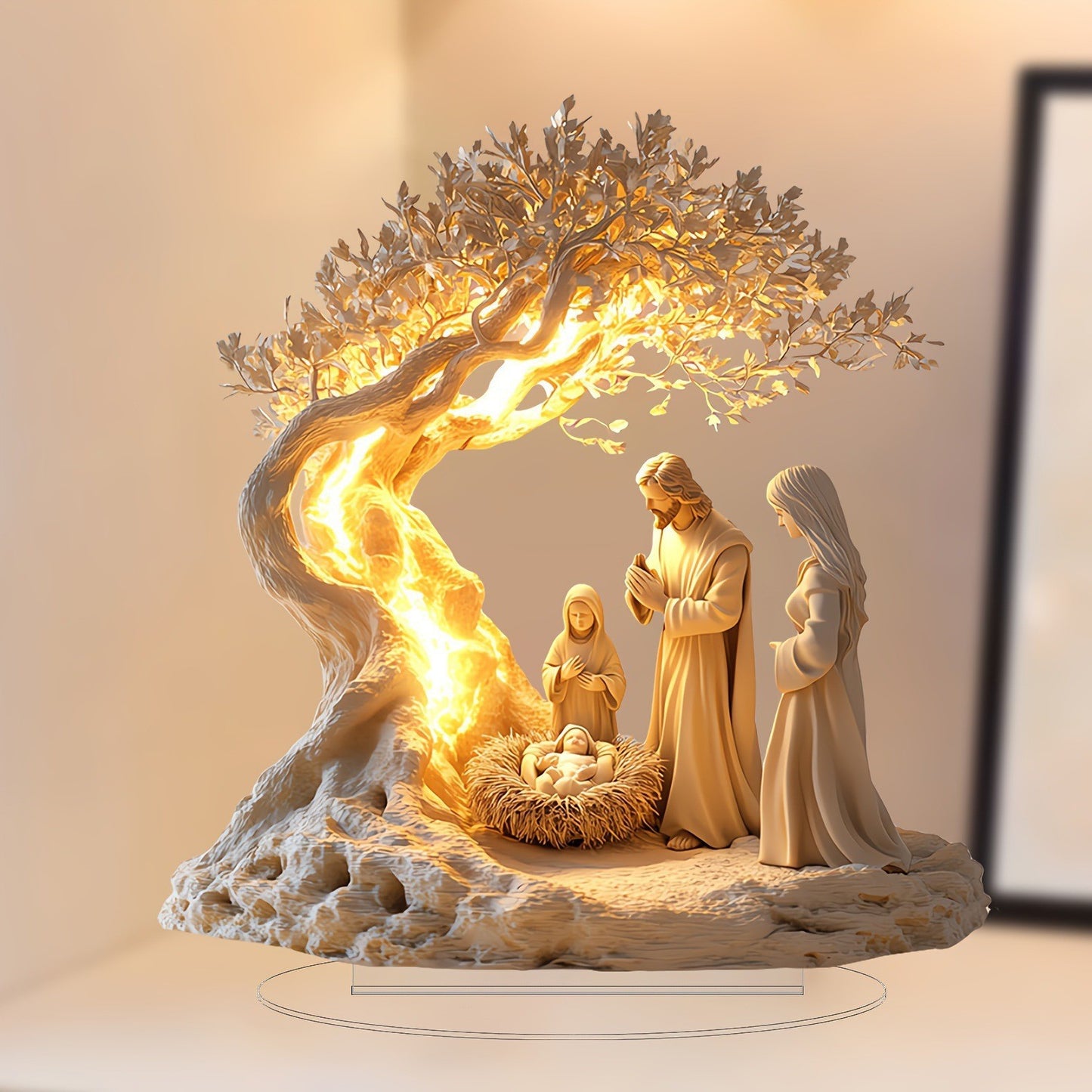 ✝️Jesus Tree of Life Newborn Ornament👼