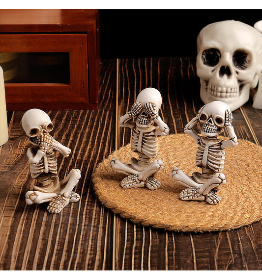 💀Three No Skull Ornaments⚰️