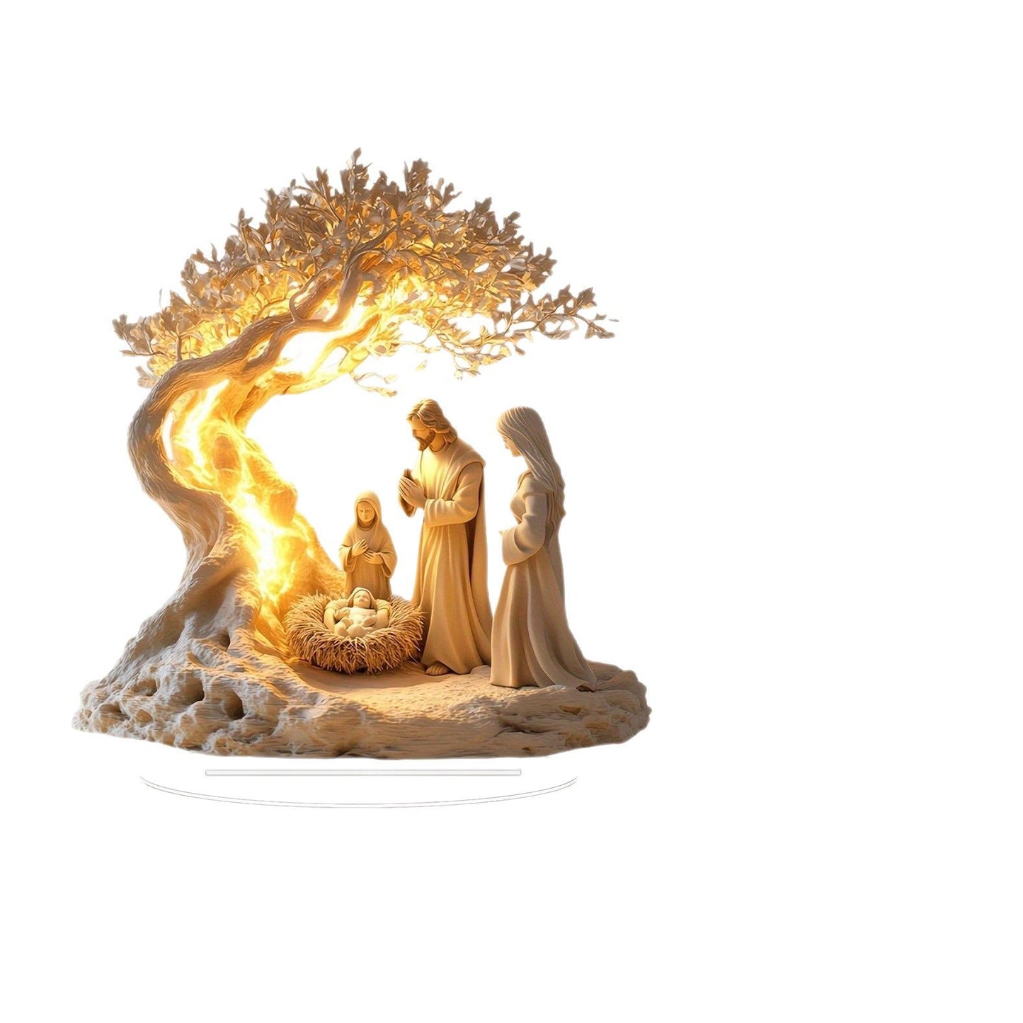 ✝️Jesus Tree of Life Newborn Ornament👼