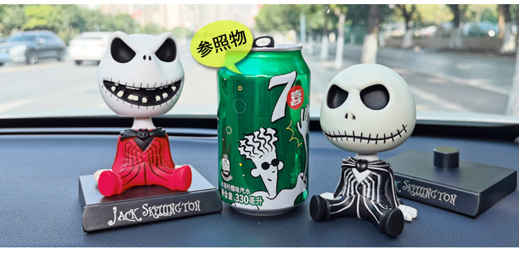 Jack bobblehead car figurine 👻🚘✨