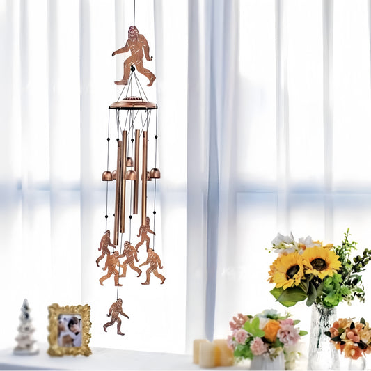 🎐Animal Wind Chimes  - 13.5" Copper Dachshund 🐶 - Yard Garden Decor