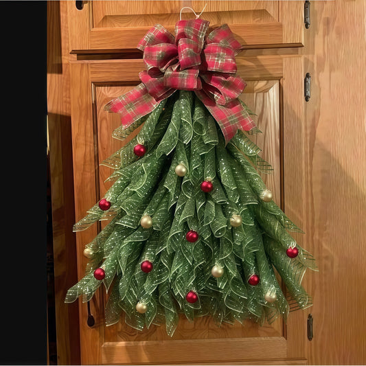 Christmas tree wreath pieces