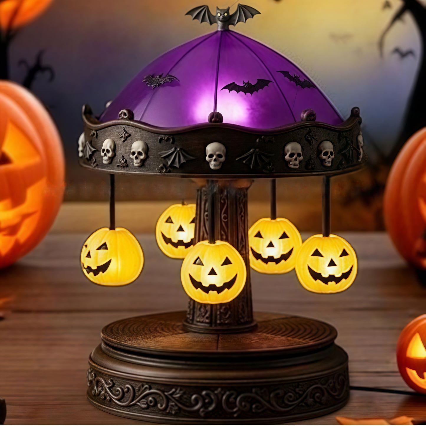 👻 New Arrival - Ghost Carousel Lamp - Home Decor 🏠