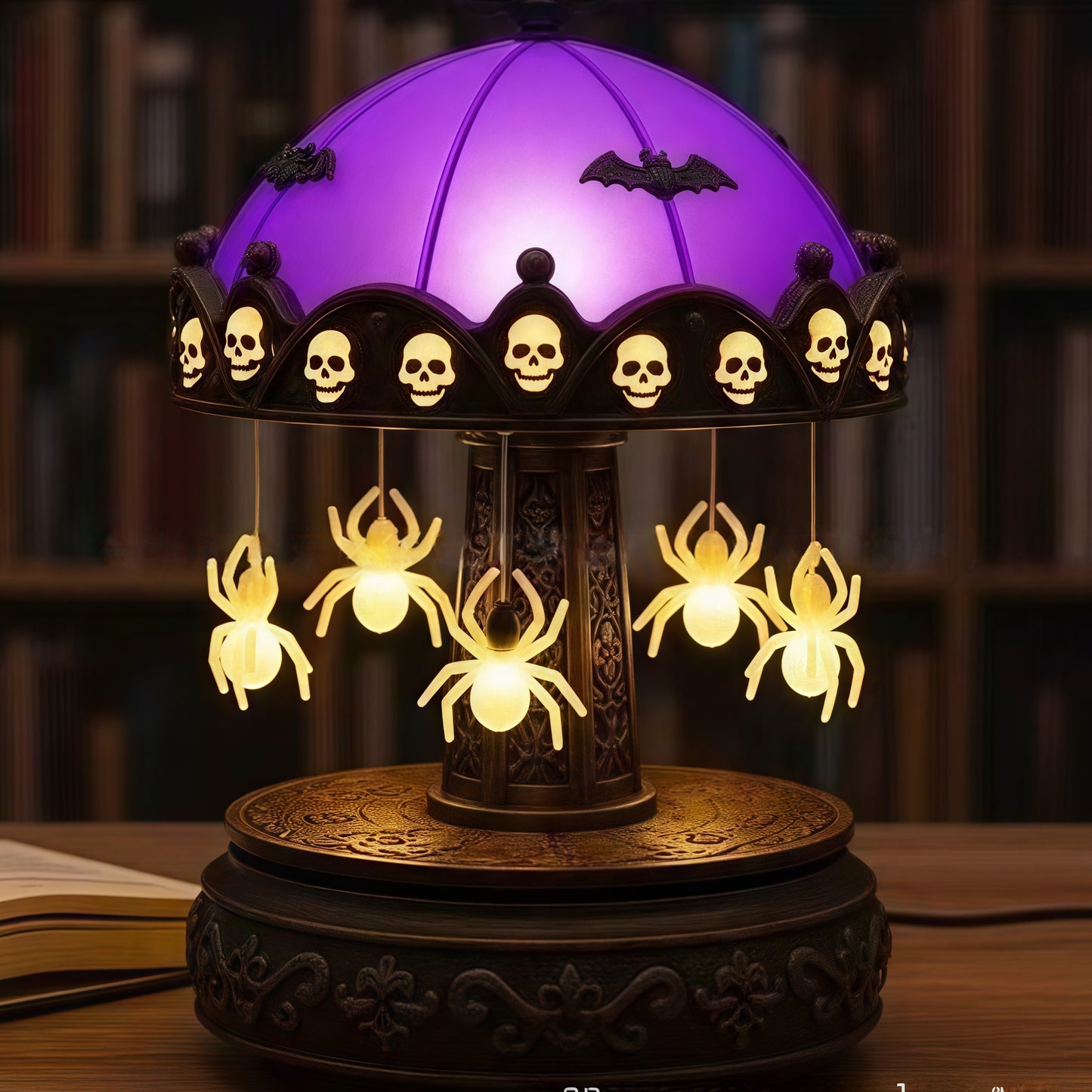 👻 New Arrival - Ghost Carousel Lamp - Home Decor 🏠