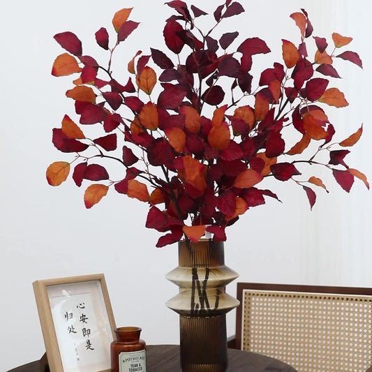 Premium Faux Beech Leaves 🍂 | Autumn Vintage Foliage Decor | Lifelike Home Greenery