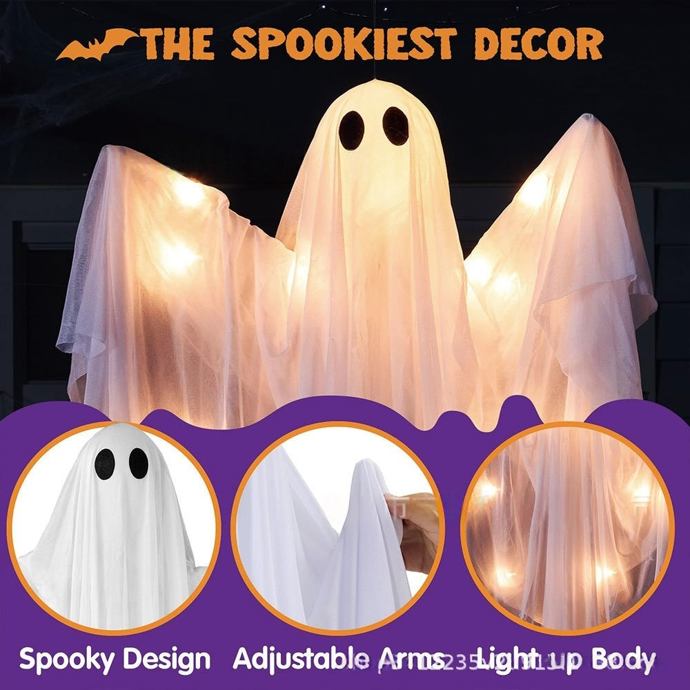 Halloween Hanging Ghost Lights 👻✨