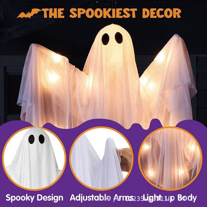 Halloween Hanging Ghost Lights 👻✨