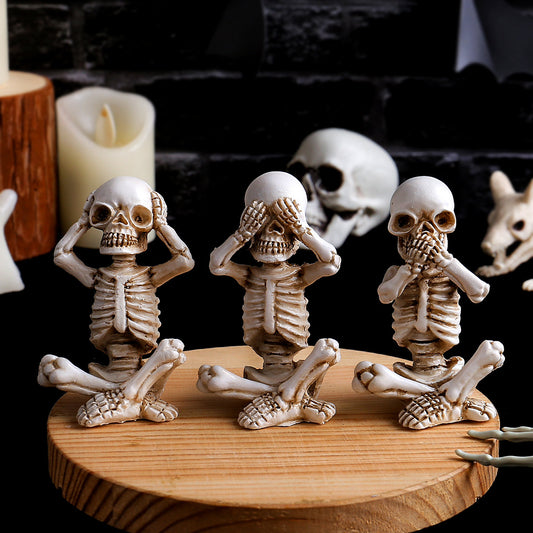 💀Three No Skull Ornaments⚰️