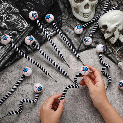 👁Halloween Eyeball Yarn Branches 🕸️