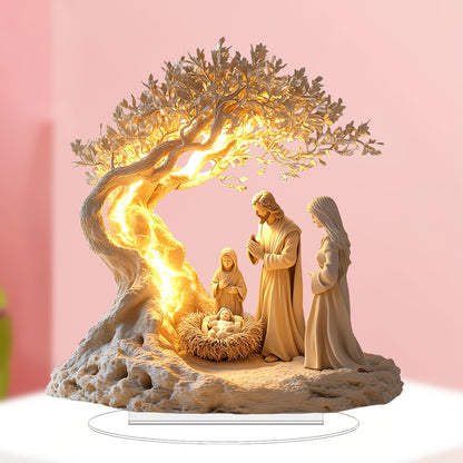 ✝️Jesus Tree of Life Newborn Ornament👼