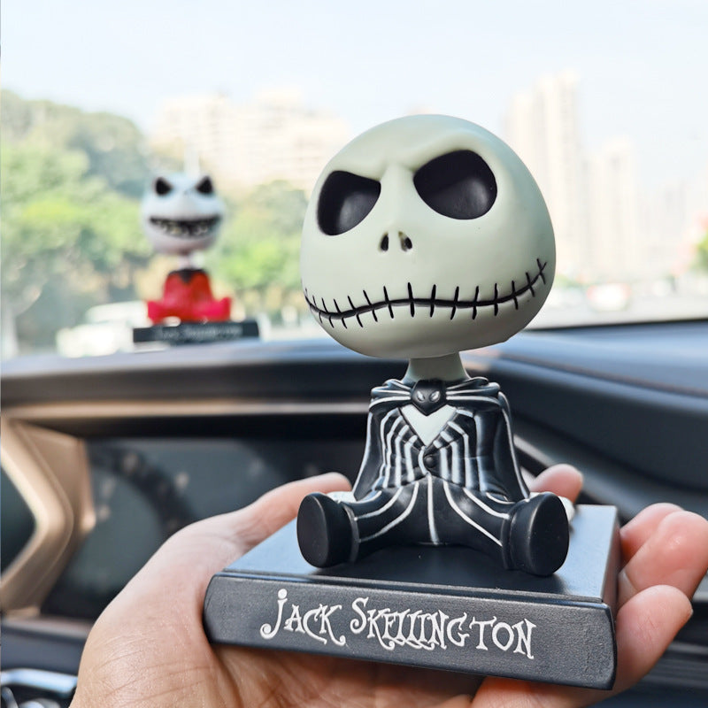 Jack bobblehead car figurine 👻🚘✨