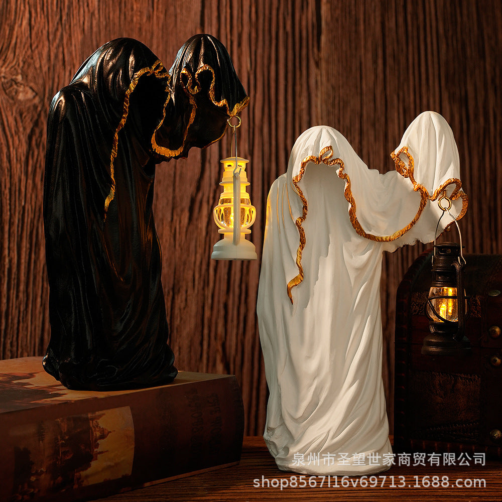 Halloween 👻Ghost Wizard Lantern Decoration Ornaments🧙‍♂️🏮