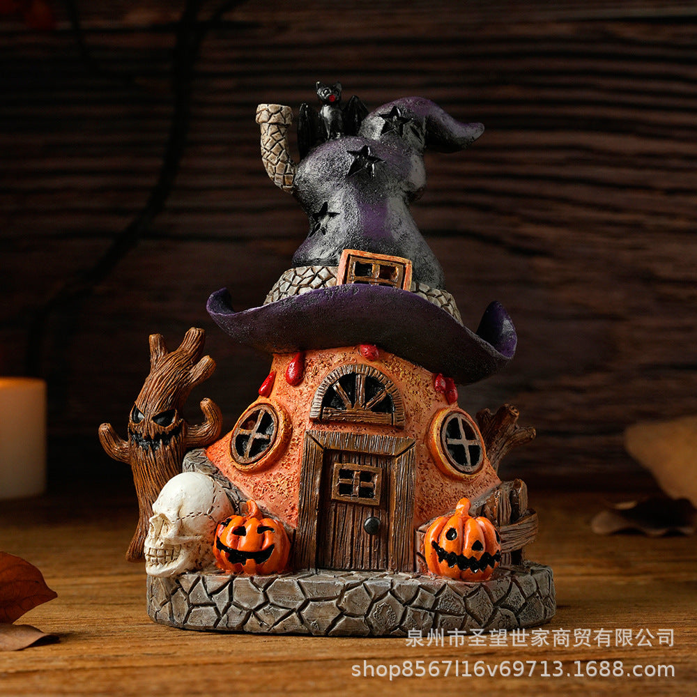 Halloween🎃Resin Magic House Ornaments 🏠🧙‍♀️