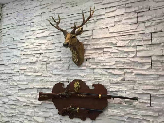 🦌Deer head and antlers wall hanging