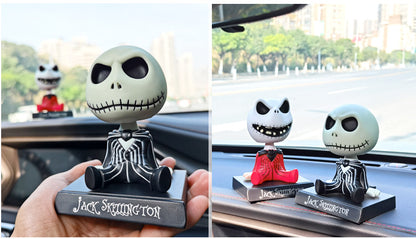 Jack bobblehead car figurine 👻🚘✨