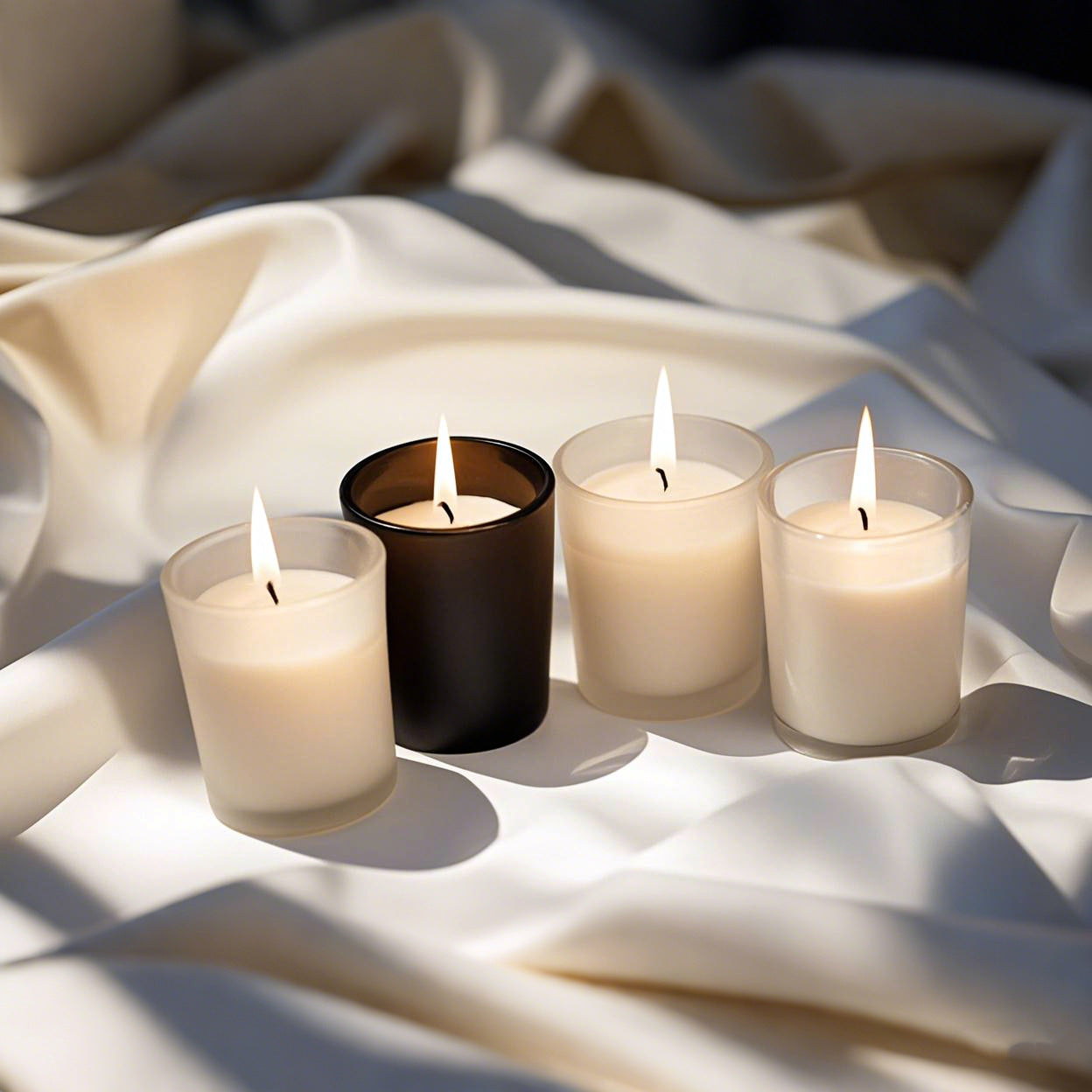 🕯️Dried flower scented candles💐
