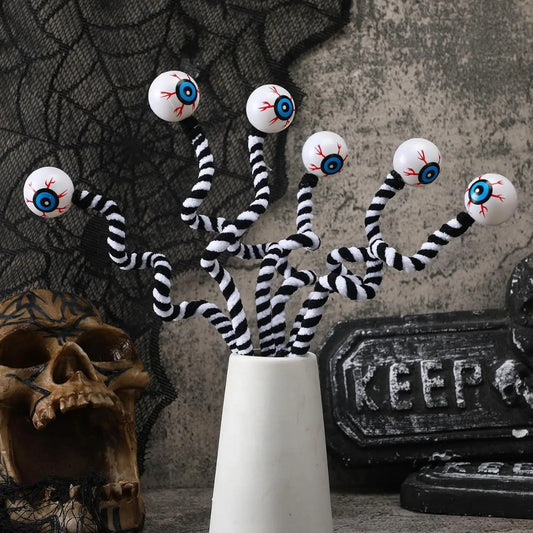 👁Halloween Eyeball Yarn Branches 🕸️