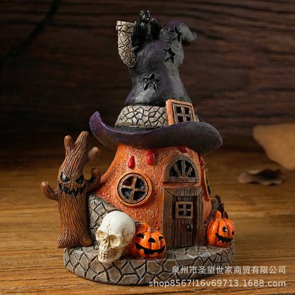 Halloween🎃Resin Magic House Ornaments 🏠🧙‍♀️