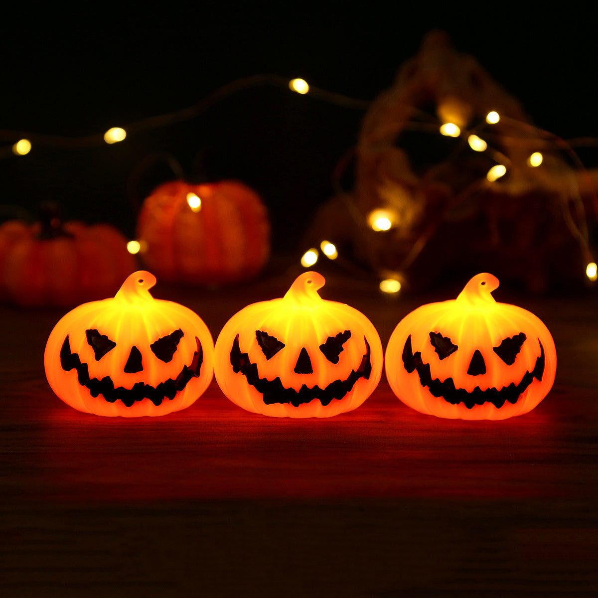 Halloween🎃 LED Pumpkin Lantern Haunted House👻