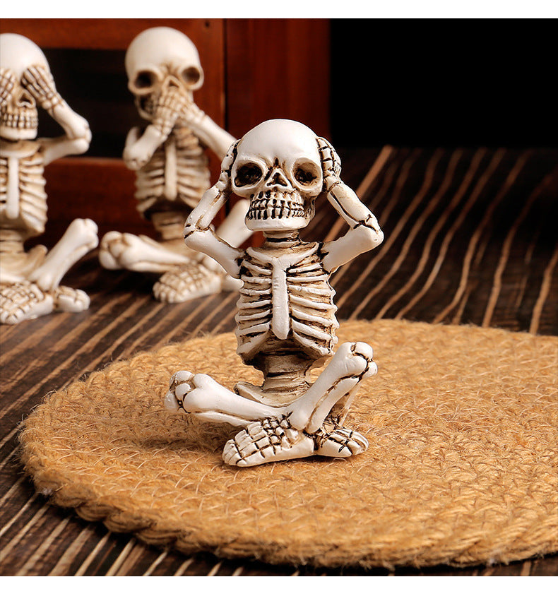 💀Three No Skull Ornaments⚰️
