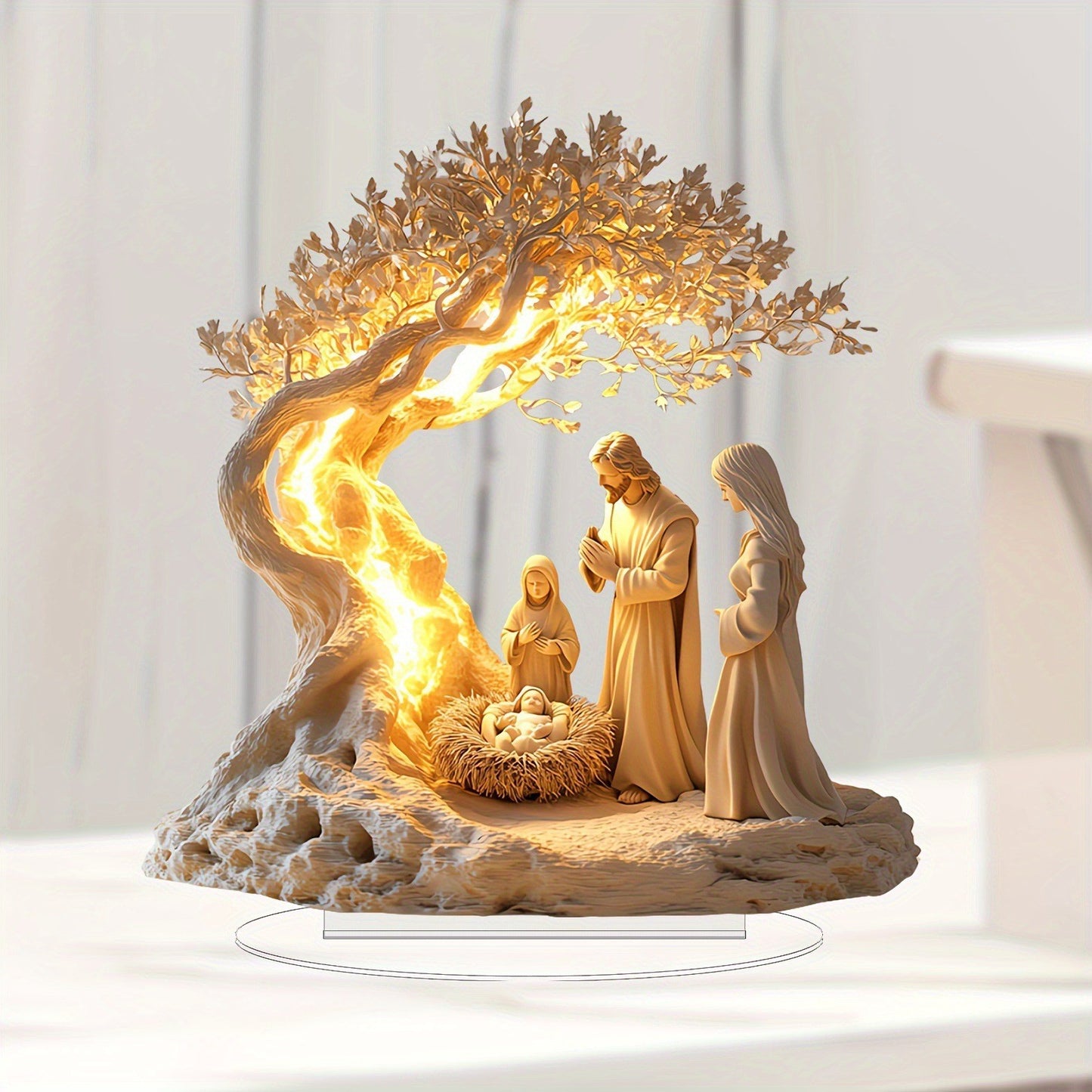 ✝️Jesus Tree of Life Newborn Ornament👼