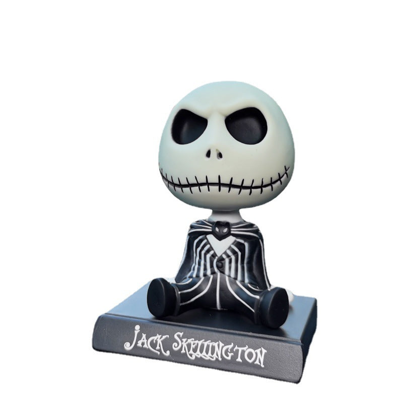 Jack bobblehead car figurine 👻🚘✨