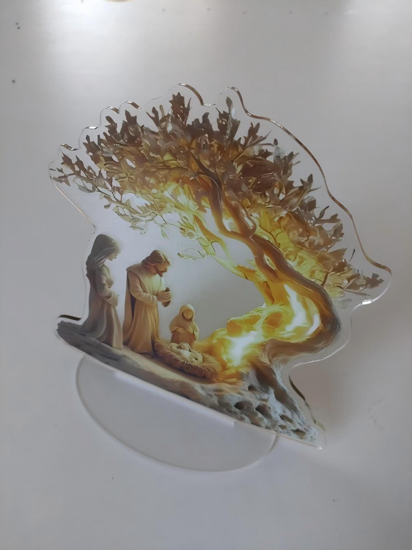 ✝️Jesus Tree of Life Newborn Ornament👼