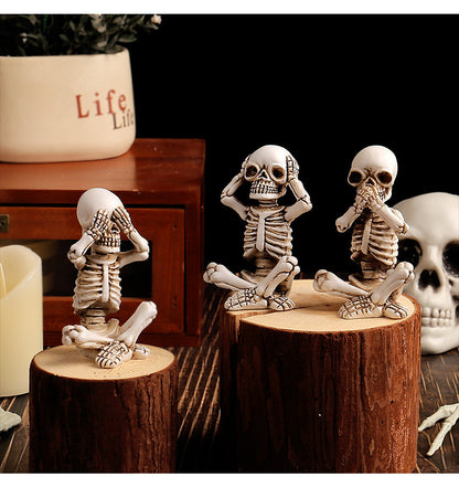 💀Three No Skull Ornaments⚰️
