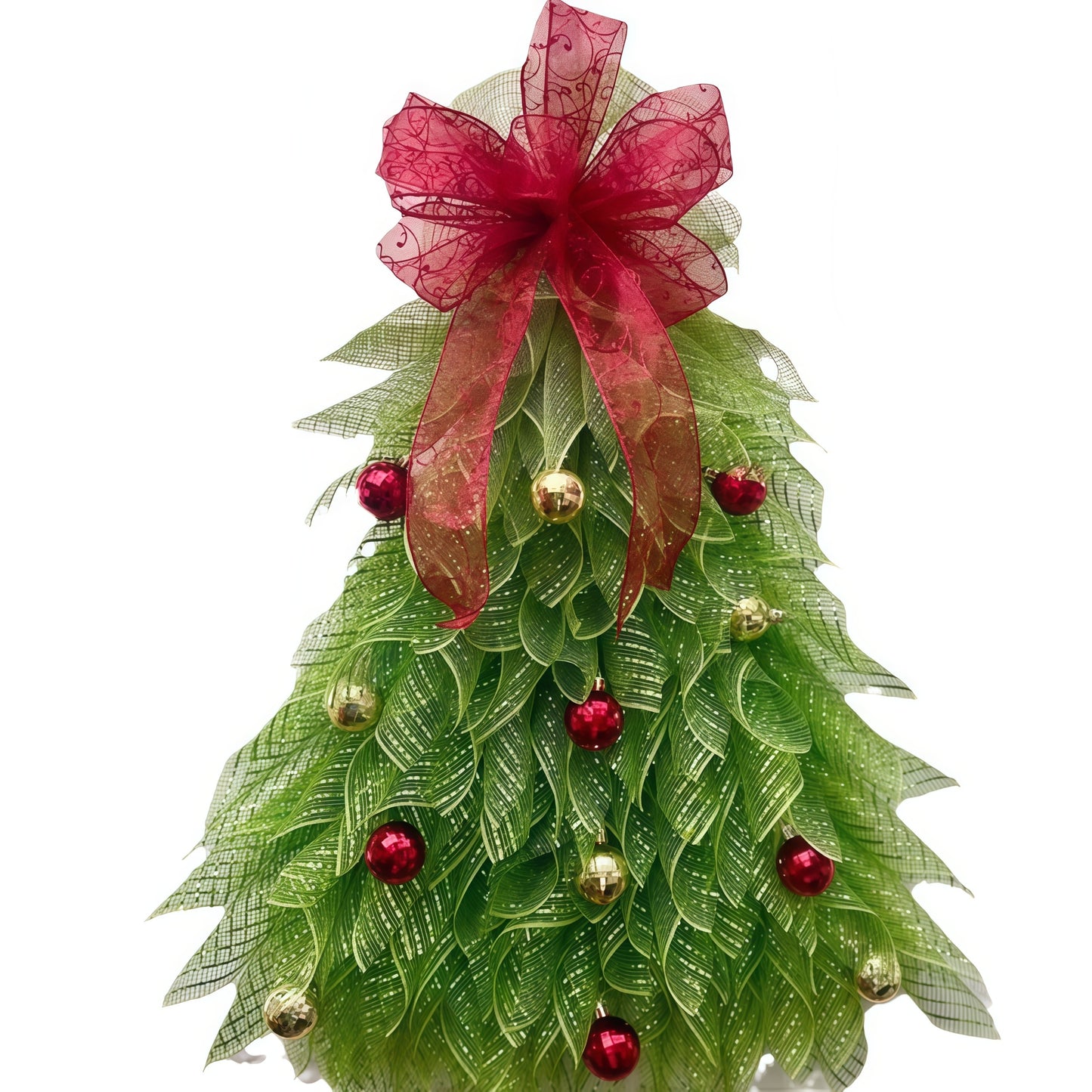 Christmas tree wreath pieces