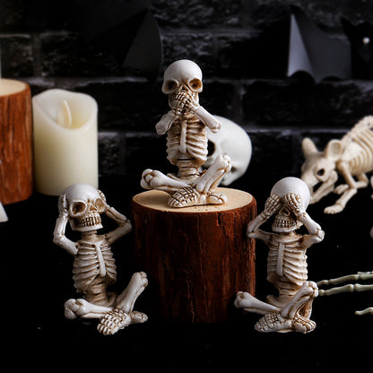💀Three No Skull Ornaments⚰️