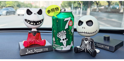 Jack bobblehead car figurine 👻🚘✨