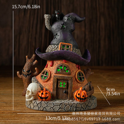 Halloween🎃Resin Magic House Ornaments 🏠🧙‍♀️