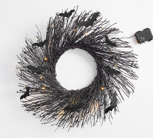 🦇Black Bat Garland Wall Hanging🖤