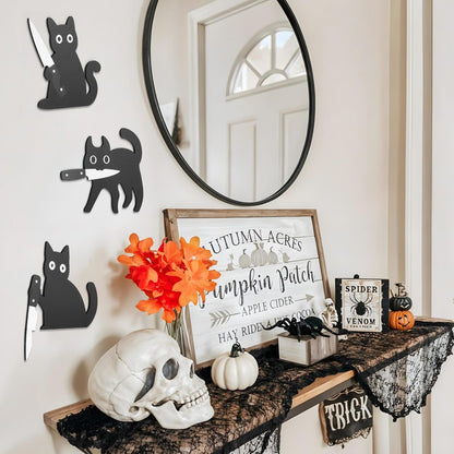 🎃Black Cat Knife Door Frame Decoration