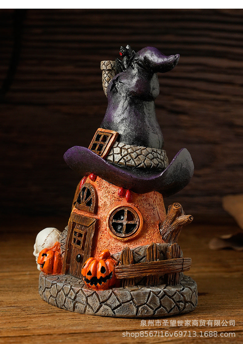 Halloween🎃Resin Magic House Ornaments 🏠🧙‍♀️