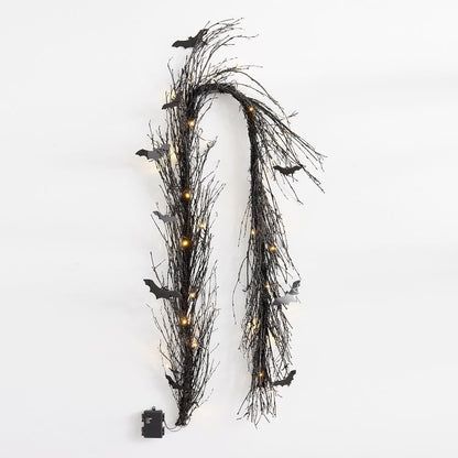 🦇Black Bat Garland Wall Hanging🖤