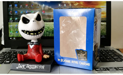 Jack bobblehead car figurine 👻🚘✨