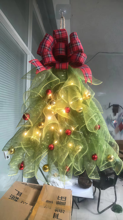 Christmas tree wreath pieces