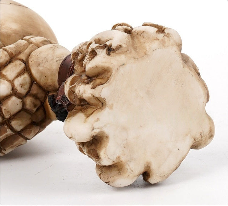 🙉 Brand new three monkey skull hand-cranked vase - 🙈 Zen desktop sculpture and flower pot🙊