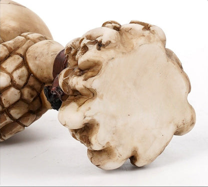 🙉 Brand new three monkey skull hand-cranked vase - 🙈 Zen desktop sculpture and flower pot🙊