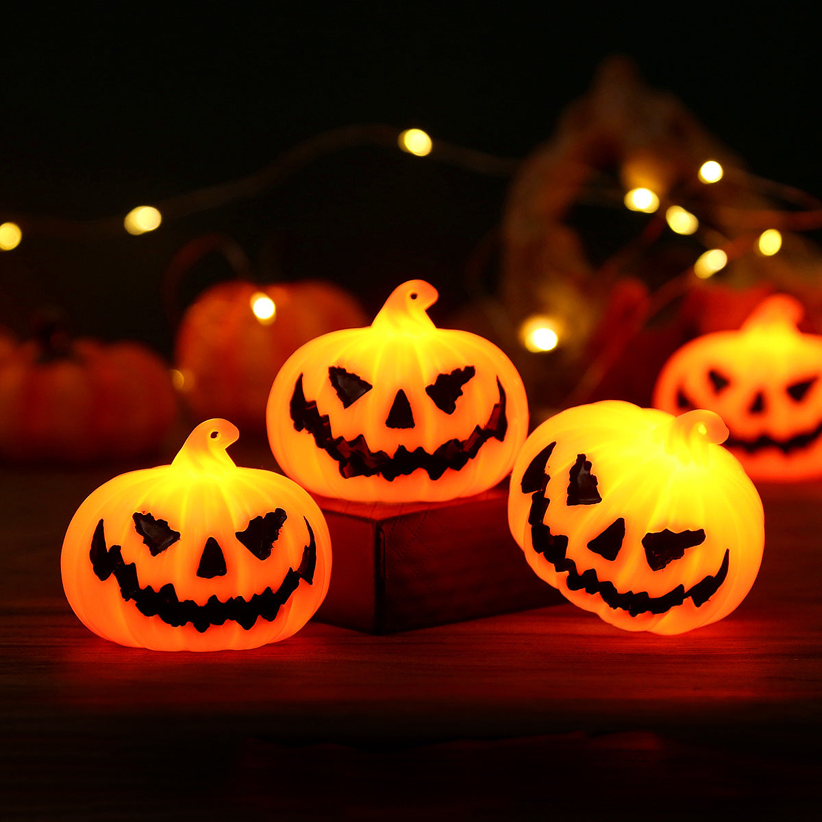 Halloween🎃 LED Pumpkin Lantern Haunted House👻