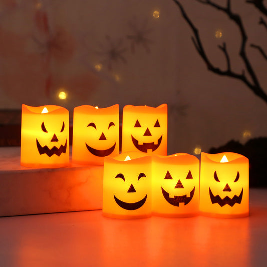 👻Electronic Pumpkin Lantern · Decorative Candle Holder🎃