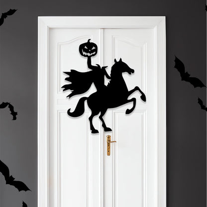 Halloween 🎃Skeleton Hand Pumpkin Funny Felt Wall Sticker 💀✋