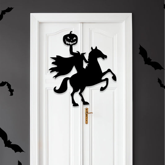 Halloween 🎃Skeleton Hand Pumpkin Funny Felt Wall Sticker 💀✋