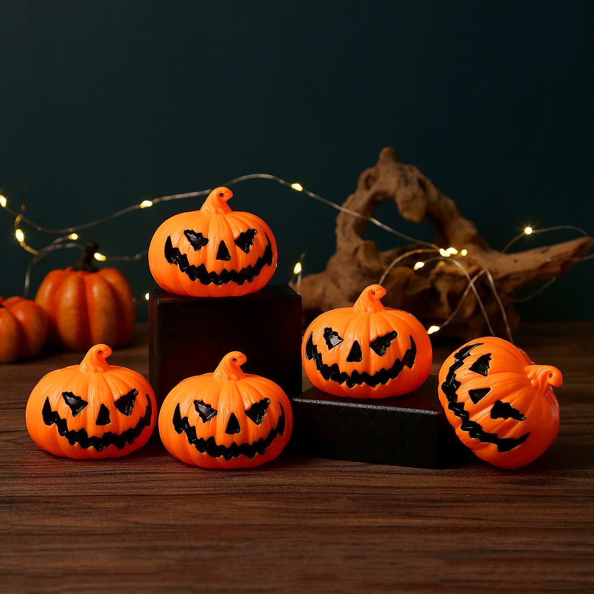Halloween🎃 LED Pumpkin Lantern Haunted House👻