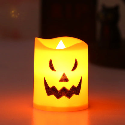 👻Electronic Pumpkin Lantern · Decorative Candle Holder🎃