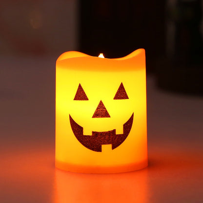 👻Electronic Pumpkin Lantern · Decorative Candle Holder🎃